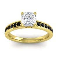 Classic Cushion Pave Asada Ring, 6mm