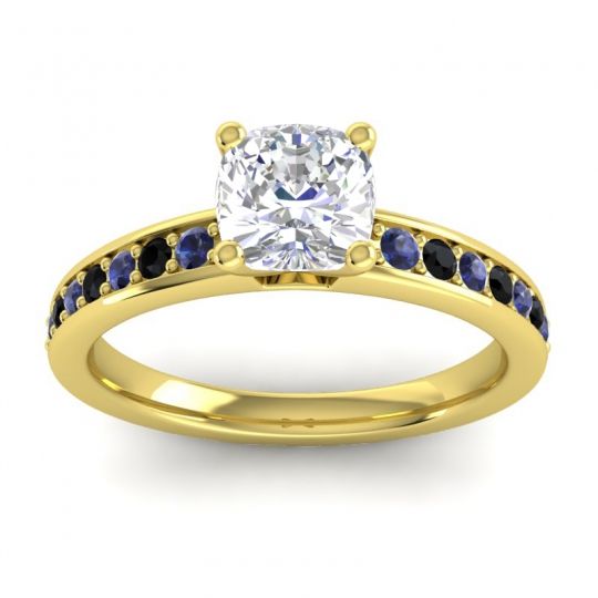 Classic Cushion Pave Asada Ring, 6mm