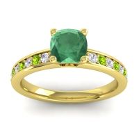 Classic Cushion Pave Asada Ring, 6mm