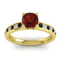 Classic Cushion Pave Asada Ring, 6mm