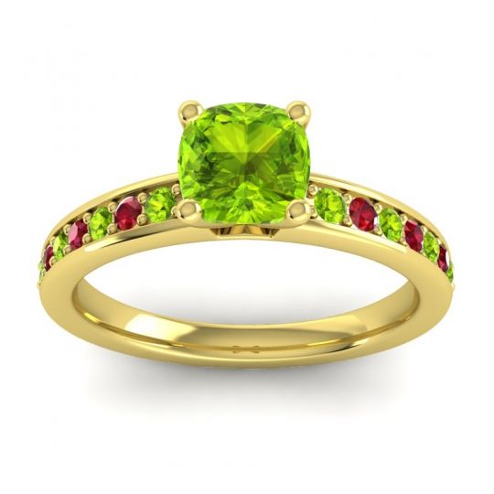 Classic Cushion Pave Asada Ring, 6mm