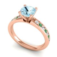 Classic Cushion Pave Asada Ring, 6mm