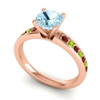 Classic Cushion Pave Asada Ring, 6mm