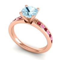 Classic Cushion Pave Asada Ring, 6mm