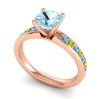 Classic Cushion Pave Asada Ring, 6mm