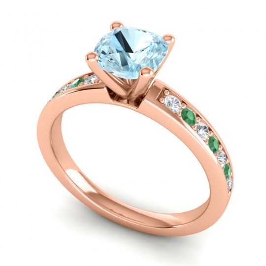 Classic Cushion Pave Asada Ring, 6mm