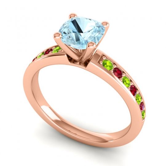 Classic Cushion Pave Asada Ring, 6mm