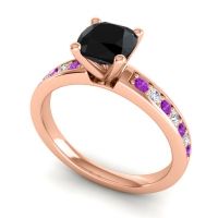 Classic Cushion Pave Asada Ring, 6mm