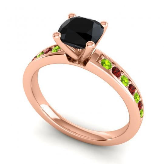 Classic Cushion Pave Asada Ring, 6mm