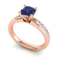 Classic Cushion Pave Asada Ring, 6mm