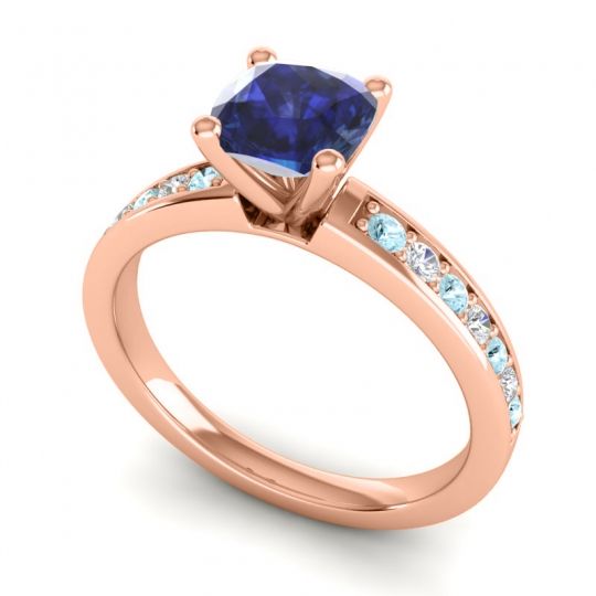 Classic Cushion Pave Asada Ring, 6mm