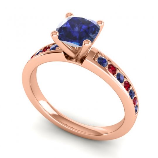 Classic Cushion Pave Asada Ring, 6mm