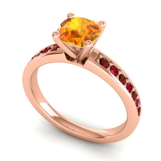 Classic Cushion Pave Asada Ring, 6mm