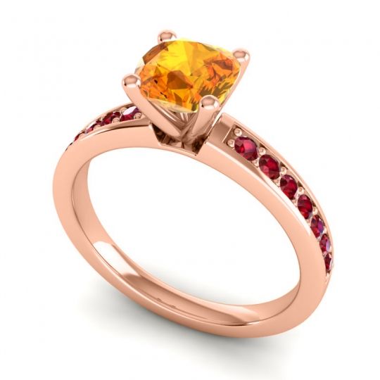 Classic Cushion Pave Asada Ring, 6mm