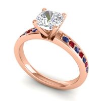 Classic Cushion Pave Asada Ring, 6mm