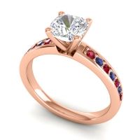 Classic Cushion Pave Asada Ring, 6mm