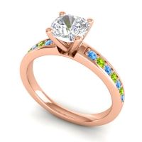 Classic Cushion Pave Asada Ring, 6mm