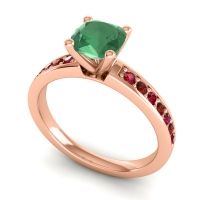 Classic Cushion Pave Asada Ring, 6mm