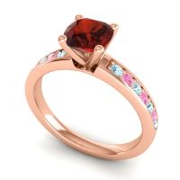 Classic Cushion Pave Asada Ring, 6mm