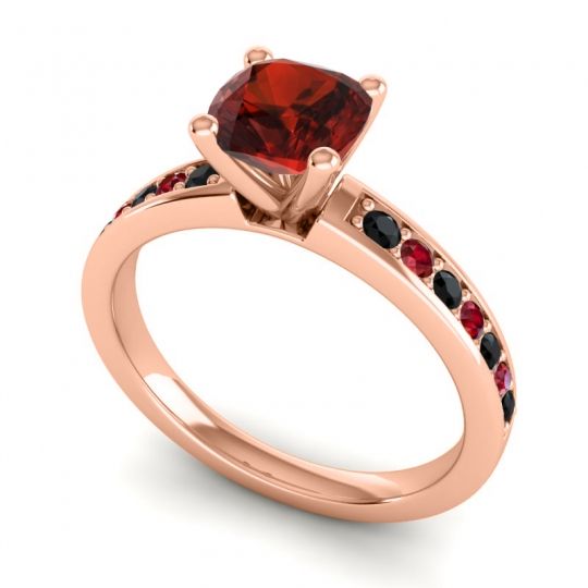 Classic Cushion Pave Asada Ring, 6mm
