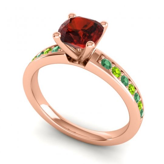 Classic Cushion Pave Asada Ring, 6mm