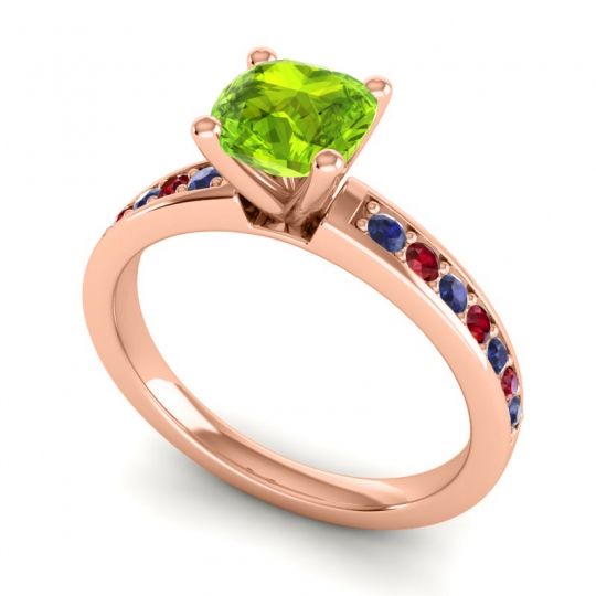 Classic Cushion Pave Asada Ring, 6mm