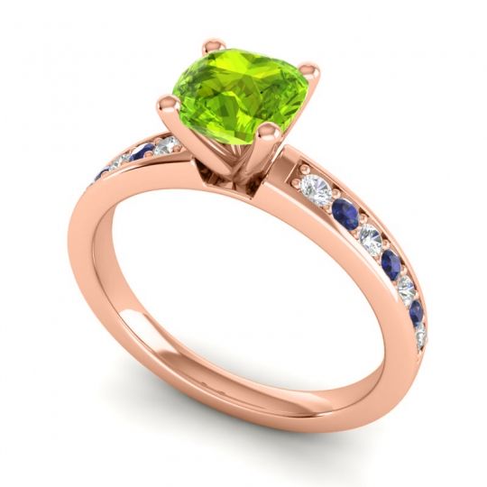 Classic Cushion Pave Asada Ring, 6mm