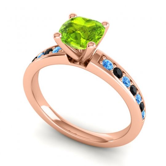 Classic Cushion Pave Asada Ring, 6mm