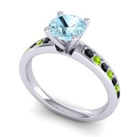 Classic Cushion Pave Asada Ring, 6mm
