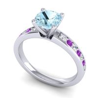 Classic Cushion Pave Asada Ring, 6mm