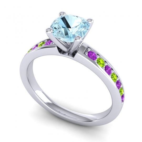 Classic Cushion Pave Asada Ring, 6mm