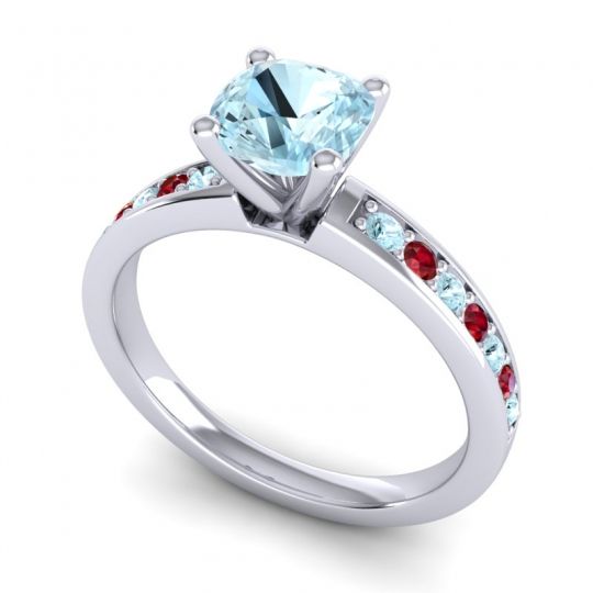 Classic Cushion Pave Asada Ring, 6mm