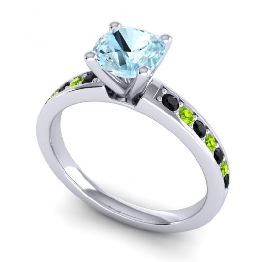 Classic Cushion Pave Asada Ring, 6mm