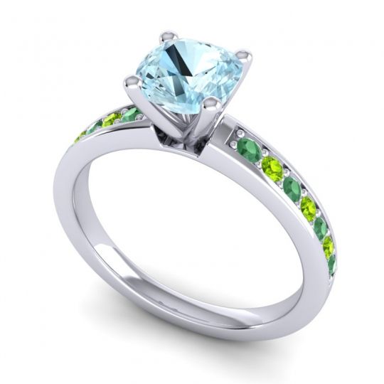 Classic Cushion Pave Asada Ring, 6mm