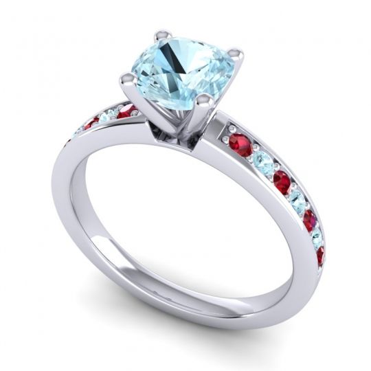 Classic Cushion Pave Asada Ring, 6mm