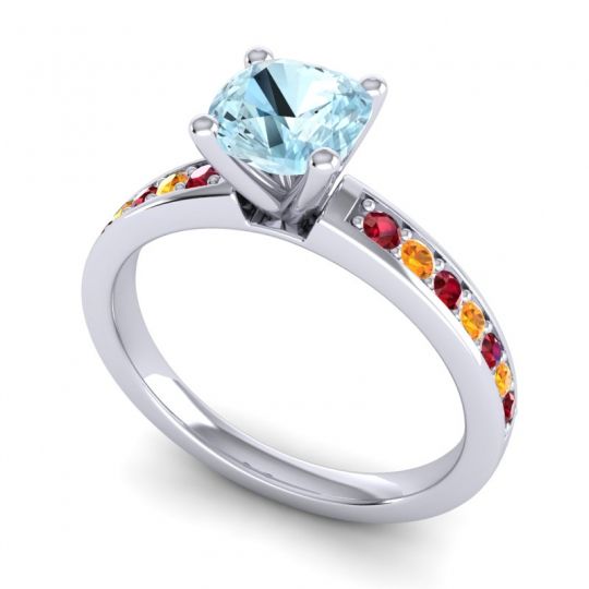 Classic Cushion Pave Asada Ring, 6mm