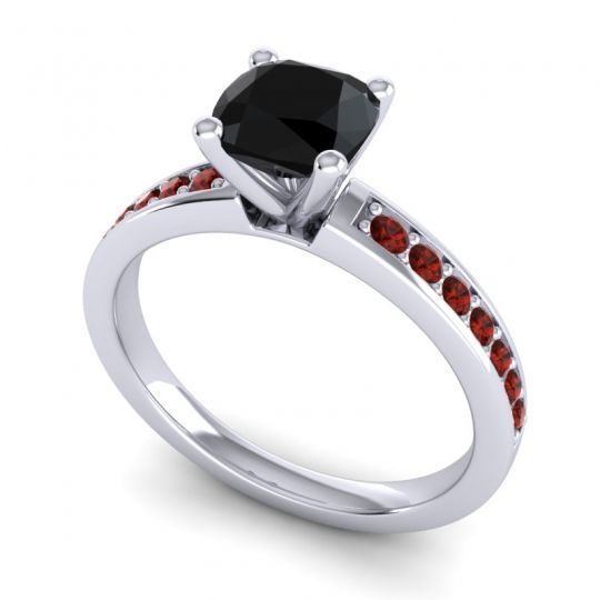 Classic Cushion Pave Asada Ring, 6mm