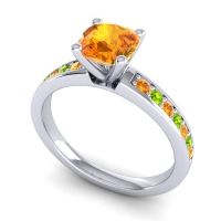 Classic Cushion Pave Asada Ring, 6mm