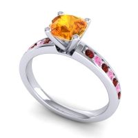 Classic Cushion Pave Asada Ring, 6mm