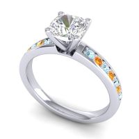 Classic Cushion Pave Asada Ring, 6mm