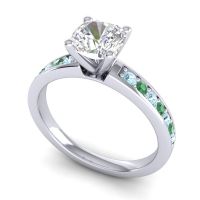 Classic Cushion Pave Asada Ring, 6mm
