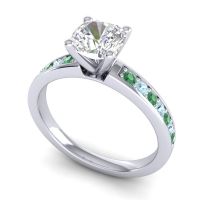 Classic Cushion Pave Asada Ring, 6mm