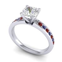 Classic Cushion Pave Asada Ring, 6mm