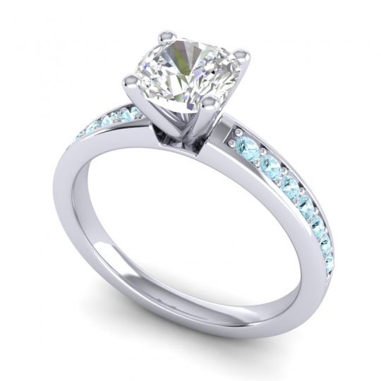Classic Cushion Pave Asada Ring, 6mm