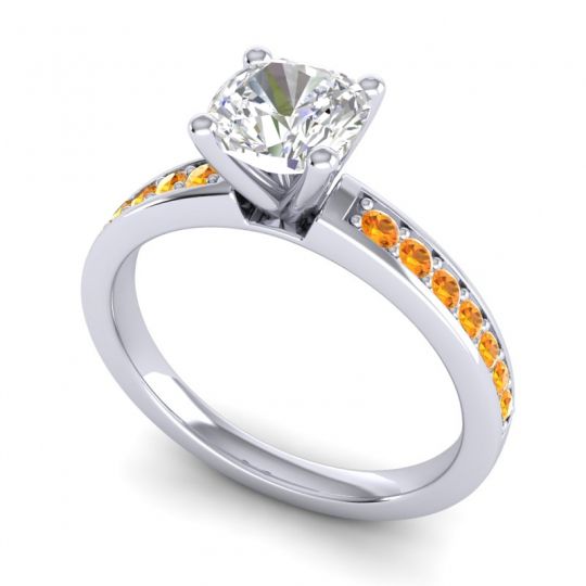 Classic Cushion Pave Asada Ring, 6mm