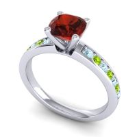 Classic Cushion Pave Asada Ring, 6mm