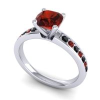 Classic Cushion Pave Asada Ring, 6mm