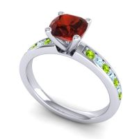 Classic Cushion Pave Asada Ring, 6mm