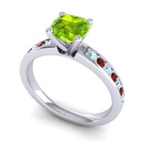 Classic Cushion Pave Asada Ring, 6mm