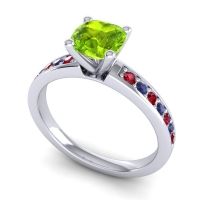 Classic Cushion Pave Asada Ring, 6mm